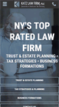 Mobile Screenshot of katz-law-firm.com