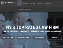Tablet Screenshot of katz-law-firm.com
